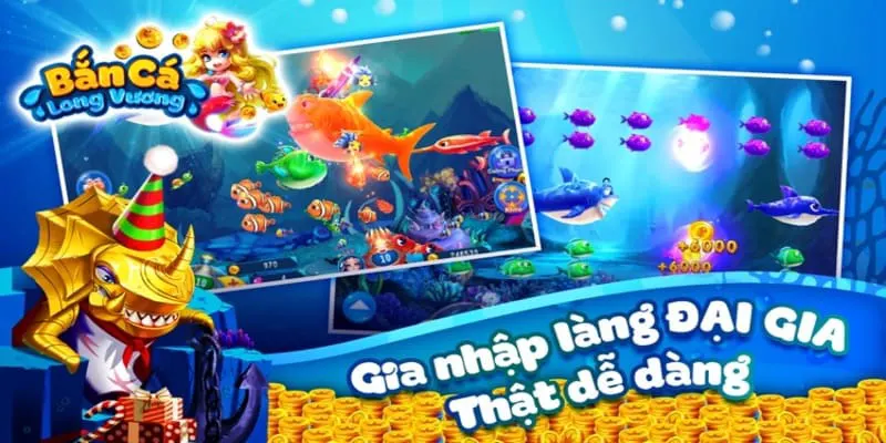 Bắn cá long vương sở hữu nhiều cấp độ chơi game